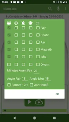 Islam.ms Prayer Times & Qiblah android App screenshot 12