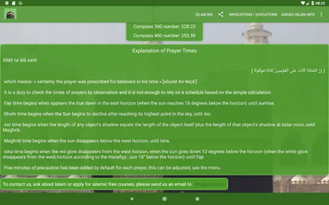 Islam.ms Prayer Times & Qiblah android App screenshot 6
